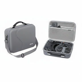 STARTRC DJI Neo 2 Motion Fly More Combo Koffer Titelbild Koffer Außenansicht und Innenansicht gefüllt