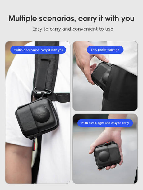 STARTRC DJI Osmo 360 Kompakt-Hülle – Schutztasche Beispiel Befestigungsmöglichkeiten