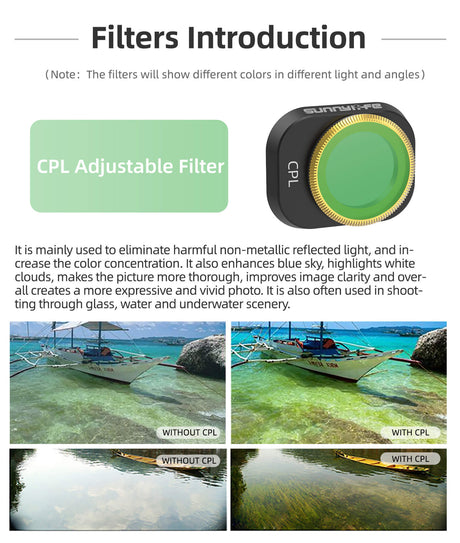 SunnyLIFE DJI Mini 4 Pro Polfilter (CPL/CP)