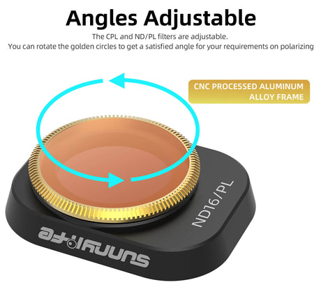 SunnyLIFE DJI Mini 4 Pro ND/PL Filter 4er Set 