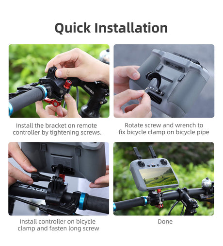 SunnyLIFE DJI RC 2 Fernsteuerung Fahrrad Lenker Halterung