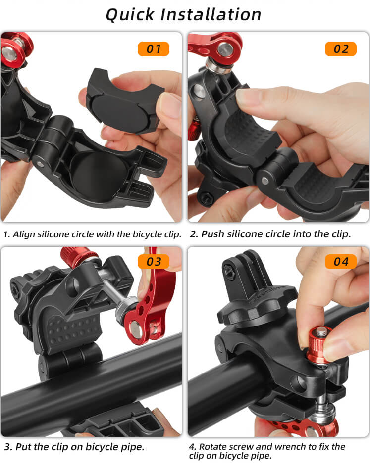 SunnyLIFE Action Kamera Fahrradlenker Halterung
