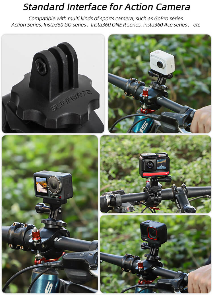 SunnyLIFE Action Kamera Fahrradlenker Halterung
