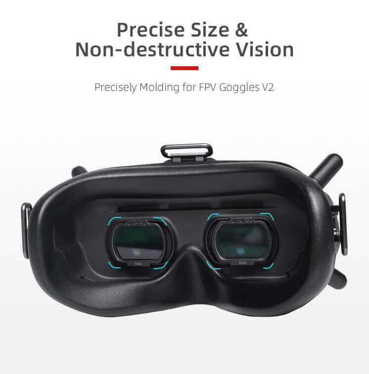 SunnyLIFE DJI FPV Goggles V1 V2 & Avata Smart Combo Korrekturlinsen -1.0D bis -5.0D (Kurzsichtigkeit)