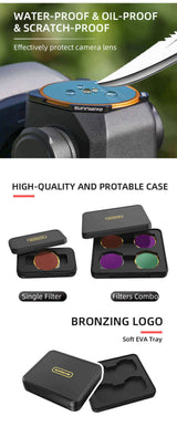 SunnyLIFE DJI Mavic 3 ND Filter Set UV CPL ND4 ND8 ND16 ND32