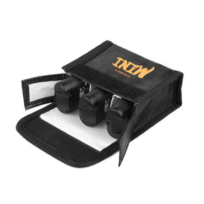 SunnyLIFE LiPo Akku Tasche (DJI Mini 4K / Mini 2 / Mini SE) Variante für 3 Akkus Innenansicht